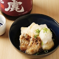 牡蠣と豆腐の揚げ出し