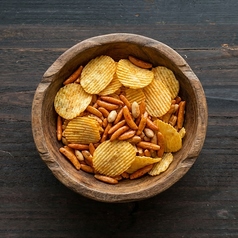 ポテトチップス&柿の種