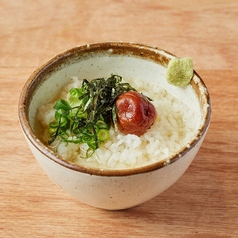 和風出汁茶漬け（梅・明太子）