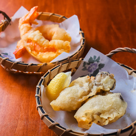 米油で仕上げる揚げ物と香る燻製