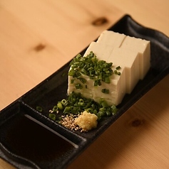 覚王山豆腐の冷やっこ