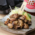 料理メニュー写真&nbsp;藁香る阿波尾鶏もも藁焼き　～おろしポン酢～