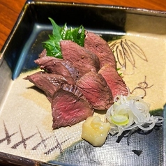 【旨味凝縮】信州大鹿村ジビエ 鹿肉のたたき風低温仕立て