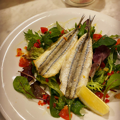 サヨリの窯焼き