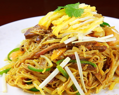 焼きビーフン(カレー風味)