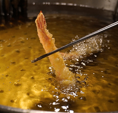 揚げたて20秒以内で！！名物！本格天ぷらの写真