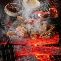 鰻や名古屋コーチンをはじめとした炭火の炙りもご用意！