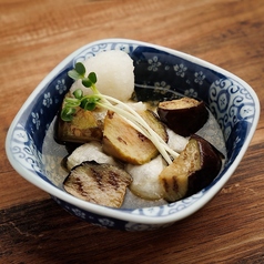 茄子とお餅の揚げ出し