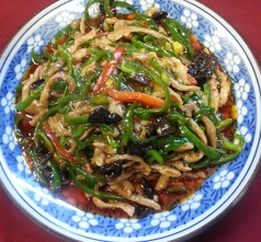 豚肉千切り四川風炒め