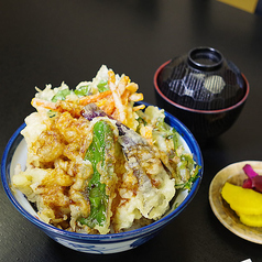 季節の野菜天丼