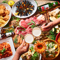 新宿天空ビアガーデン2025のコース写真