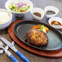 鉄板ハンバーグセット
