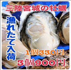 夏季限定　宮城の夏牡蠣