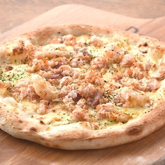 ズワイ蟹とエビのホワイトソース