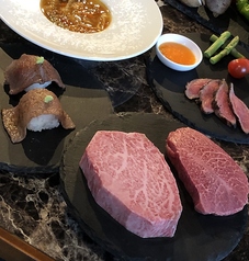 和牛鉄板ステーキ 成のコース写真