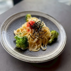 明太子クリームパスタ