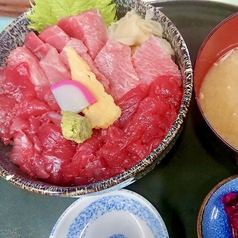 鮪三種切りおとし丼