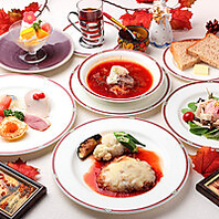 春夏秋冬ごとの各特選コース♪今はザラトイコース！