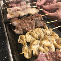 串焼盛り合わせ　ほるもん通におすすめ！ 長門盛り＜壱＞しろもつ、てっぽう、なんこつ