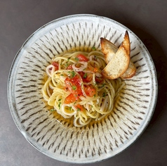 シークヮーサーのオイルパスタ
