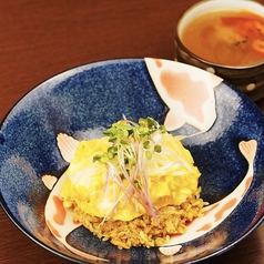 牡蠣玉あんかけ炒飯