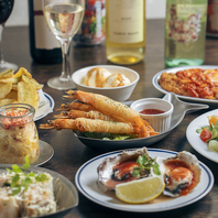 おしゃれ空間で見ても楽しめる様々なメニューを◎