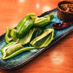 自家製肉味噌ピーマン