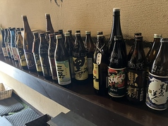 料理長厳選！全国各地の銘酒がずらり