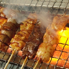 鳥かわ/鳥モモ/ずり串/ハツ串/豚バラ/ししとう/エリンギ