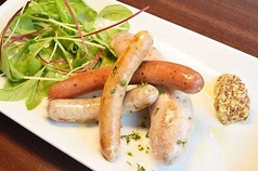 栗豚のサルシッチャとソーセージの盛り合わせ