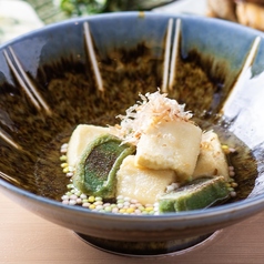 京豆腐と生麩の揚げ出し