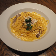 自家製ベーコン＆半熟卵のカルボナーラ