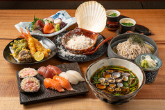 鮨としじみ蕎麦 ゆうのコース写真