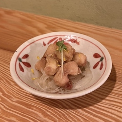 ぼんじり唐揚げの甘酢あんかけ