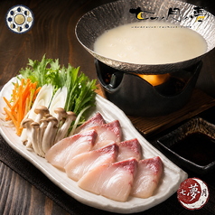 ブリしゃぶ豆乳鍋