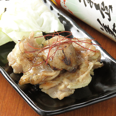鶏ハラミ炭火焼き/鶏ハツ炭火焼き