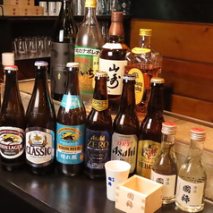 種類豊富な瓶ビール