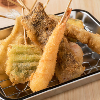 串かつはビールとの相性抜群◎