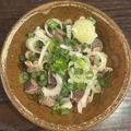 料理メニュー写真&nbsp;【逸品】霧島鶏の砂肝(ネギだらけ・紅生姜・塩ポン酢)