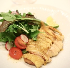 京赤地鶏の塩焼き