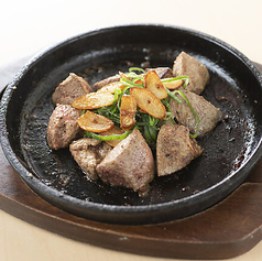 レバーステーキ