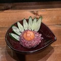料理メニュー写真&nbsp;あぶりラムユッケ