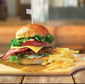 料理メニュー写真&nbsp;赤牛バーガー（熊本あか牛パティ使用） 