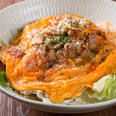 温か卵のシーザーサラダ