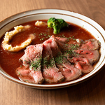 国産牛のローストビーフ