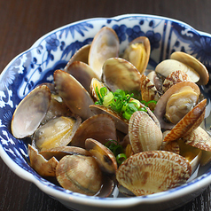 あさりの酒蒸し/あさりのバター蒸し 各