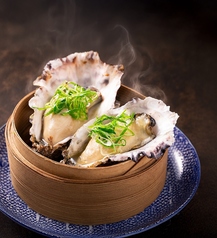 蒸篭蒸し牡蠣　中華香味醤油　1個