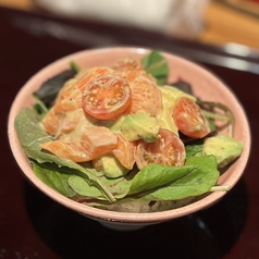 サラダサーモン丼