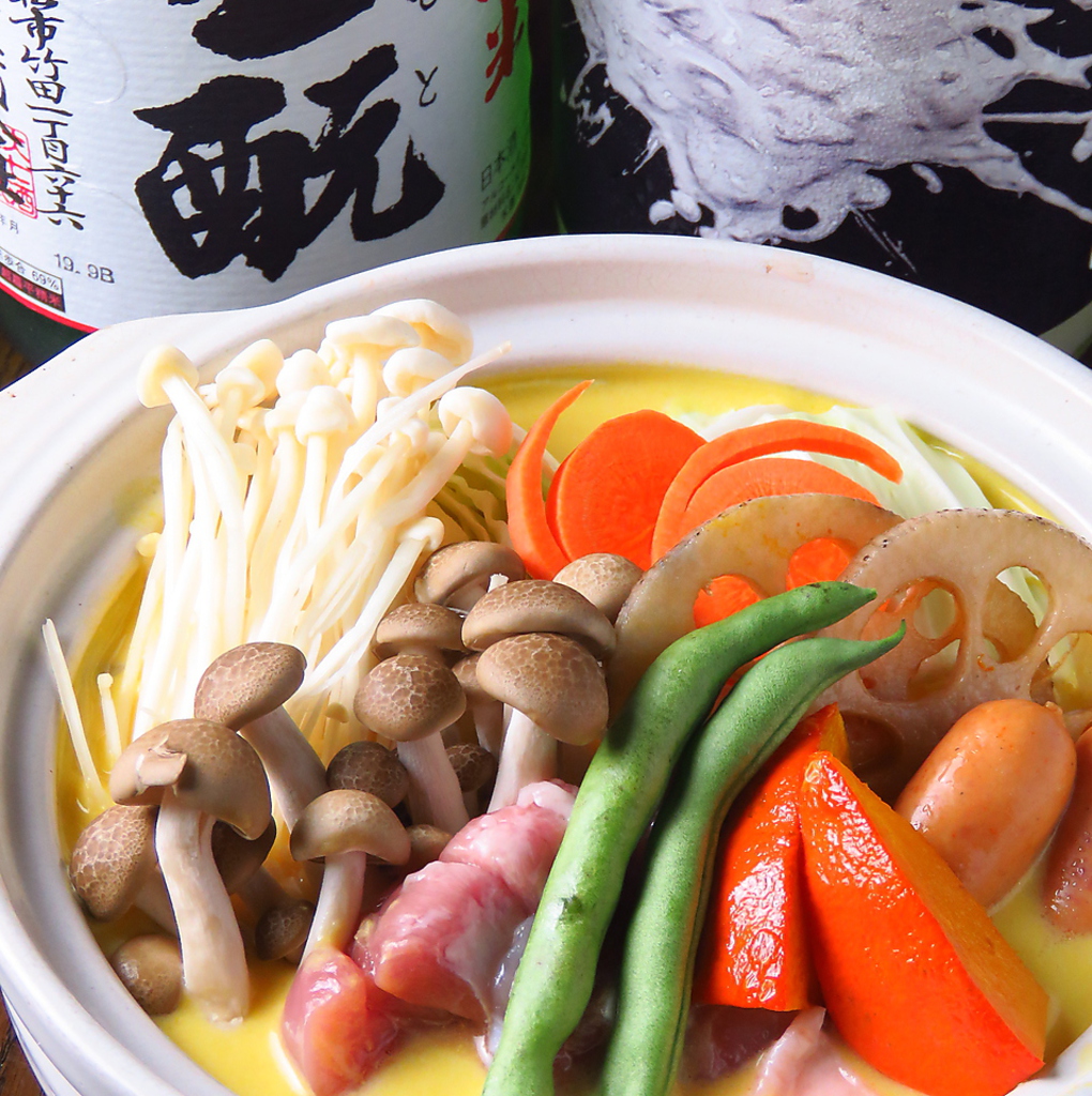 鍋付きコース開始！大和芋のとろろ鍋付きコース5000円～♪