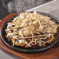 ◆国産豚使用の「お好み焼き」・「焼きそば」もぜひ◆